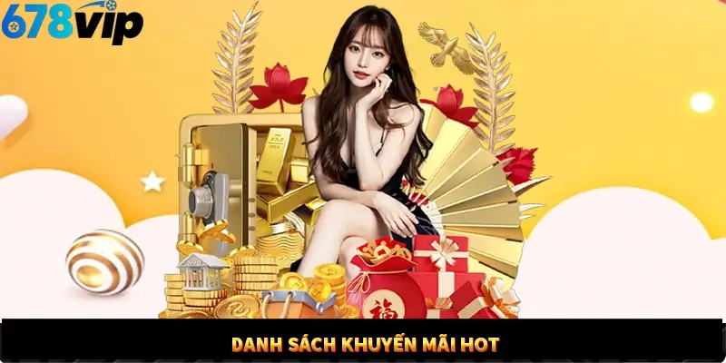 Danh sách khuyến mãi hot