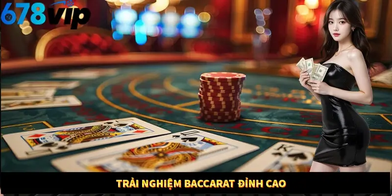 Trải nghiệm baccarat đỉnh cao